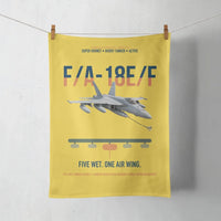 Thumbnail for F A-18E F Buddy Tanker design on yellow towel