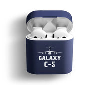 Thumbnail for Military Transport Airplane C 5 AirPods plastic case - Dark Blue