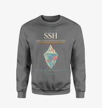 Thumbnail for Sharm El Sheikh International Airport (SSH) design on gray sweatshirt