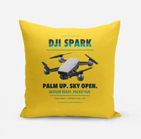 Thumbnail for DJI Spark design on yellow pillow