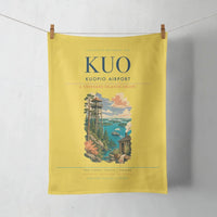 Thumbnail for Kuopio Airport (KUO) design on yellow towel