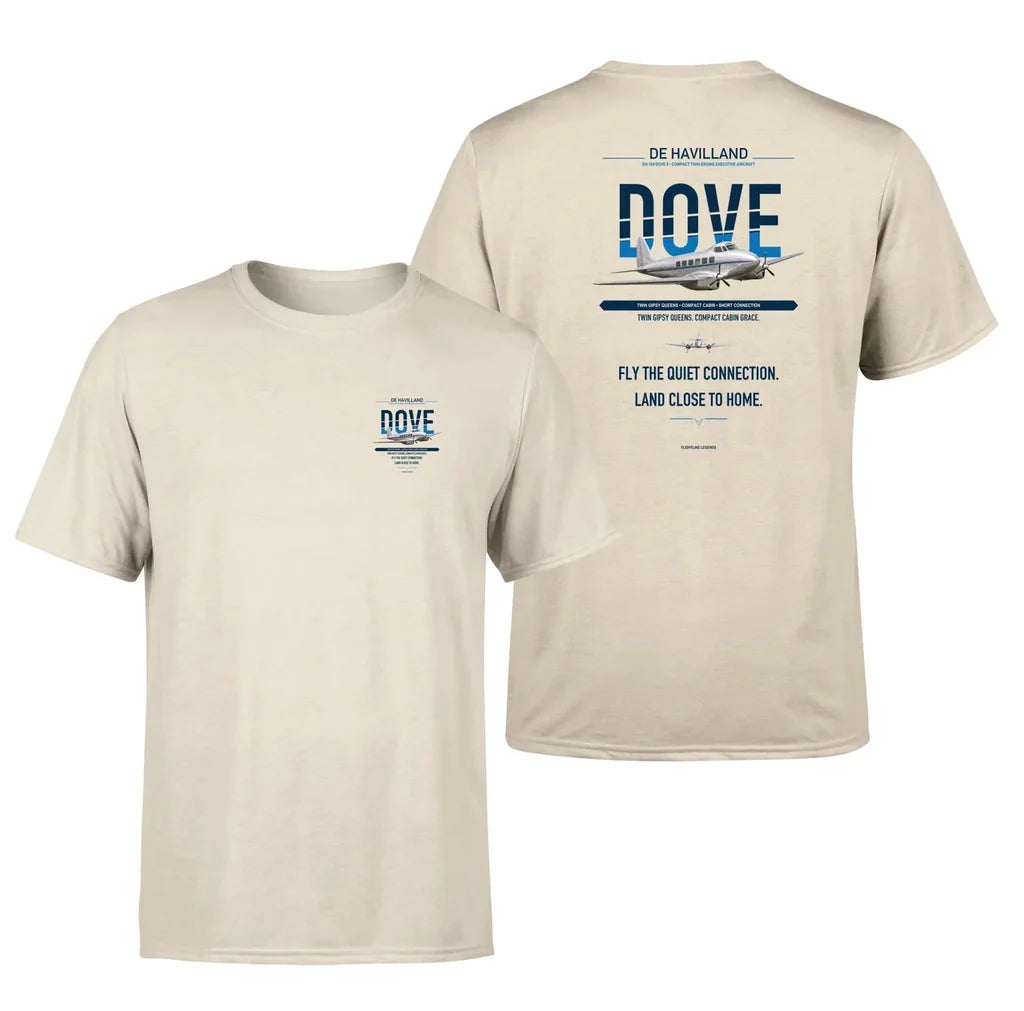 de Havilland DH.104 Dove 8 design on beige t shirt