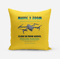 Thumbnail for DJI Mavic 2 Zoom design on yellow pillow