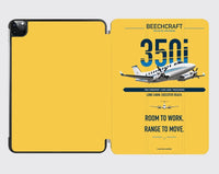 Thumbnail for Beechcraft King Air 350i design on yellow ipad tablet case