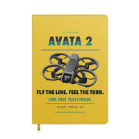 Thumbnail for DJI Avata 2 design on yellow notebook