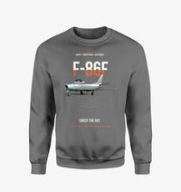 Thumbnail for F-86F Sabre Sweep The Sky design on gray sweatshirt