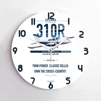 Thumbnail for Cessna 310R design on white no frame wall clock
