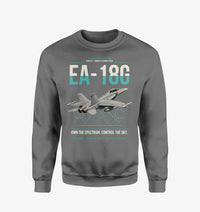 Thumbnail for EA-18G Growler design on gray sweatshirt
