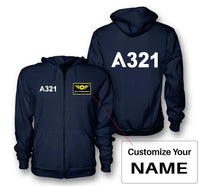 Thumbnail for Customisable Airbus A321 Hoodie - view 3