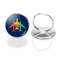Thumbnail for Colourful 3 Airplanes Ring - view 3