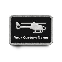 Thumbnail for Customisable Helicopter Embroidery Patch - view 3