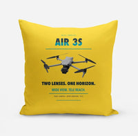 Thumbnail for DJI Air 3S design on yellow pillow