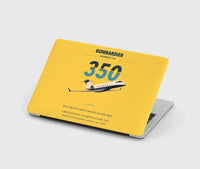 Thumbnail for Bombardier Challenger 350 design on yellow MacBook case