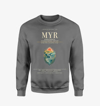 Thumbnail for Myrtle Beach International Airport (MYR) design on gray sweatshirt