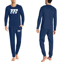 Thumbnail for Super Boeing 777 men pajamas - Dark Blue
