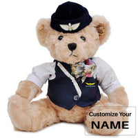 Thumbnail for Custom Name (Badge 2) Teddy Bear & Cabin Crew & Captain Pilot & Dolls aviation pilot essential in premium aviation-grade buil.