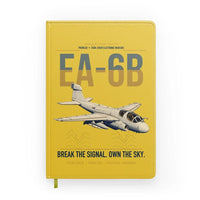 Thumbnail for EA-6B Prowler design on yellow notebook