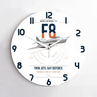 Thumbnail for Gloster Meteor F8 design on white no frame wall clock