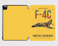 Thumbnail for F-4C Phantom II design on yellow ipad tablet case