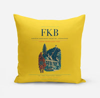 Thumbnail for Karlsruhe–Baden-Baden Airport (FKB) design on yellow pillow