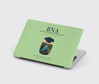 Thumbnail for Nashville International Airport (BNA) design on light green MacBook case