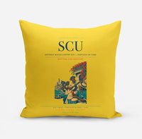 Thumbnail for Antonio Maceo Airport (SCU) design on yellow pillow