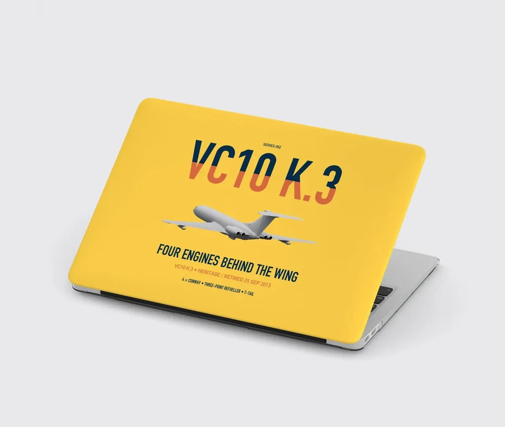 Vickers VC10 K.3 design on yellow MacBook case