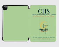Thumbnail for Charleston International Airport (CHS) design on light green ipad tablet case