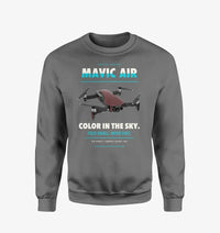 Thumbnail for DJI Mavic Air design on gray sweatshirt