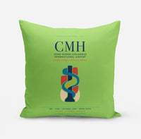 Thumbnail for John Glenn Columbus International Airport (CMH) design on light green pillow