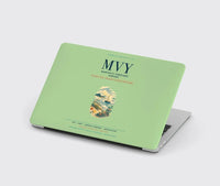 Thumbnail for Martha's Vineyard Airport (MVY) design on light green MacBook case
