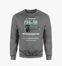 Thumbnail for CF6-50 design on gray sweatshirt