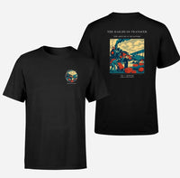 Thumbnail for VINTAGE G4485 - The Railhead Transfer - Double-Side T-Shirt design on black double side t shirt