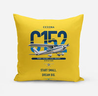 Thumbnail for Cessna 152 design on yellow pillow