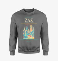 Thumbnail for Zaragoza Airport (ZAZ) design on gray sweatshirt