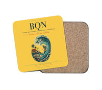 Thumbnail for Rafael Hernández Airport (BQN) design on yellow 1 piece coaster