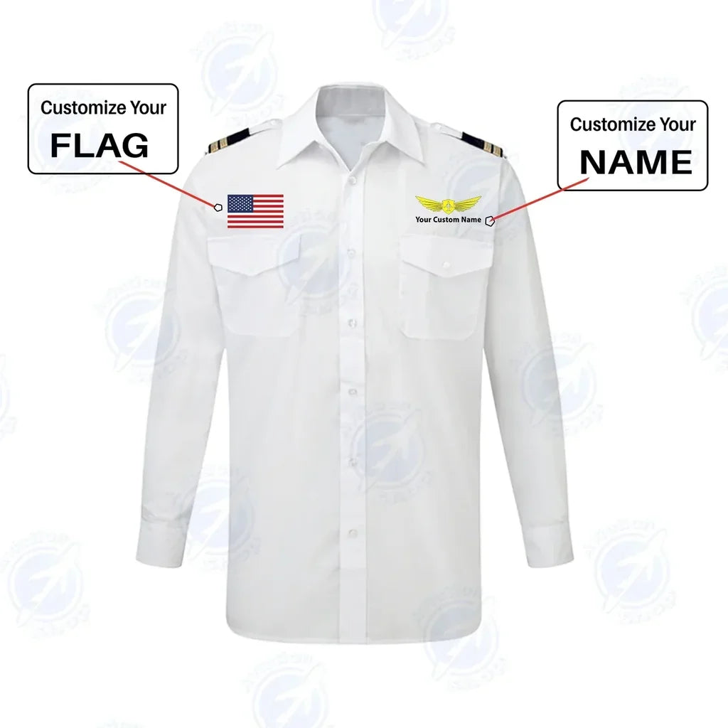 Customisable Pilot Epaulettes Shirt - view 3