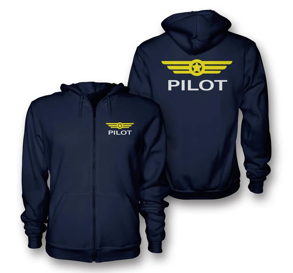 Pilot & Badge Hoodie - view 3