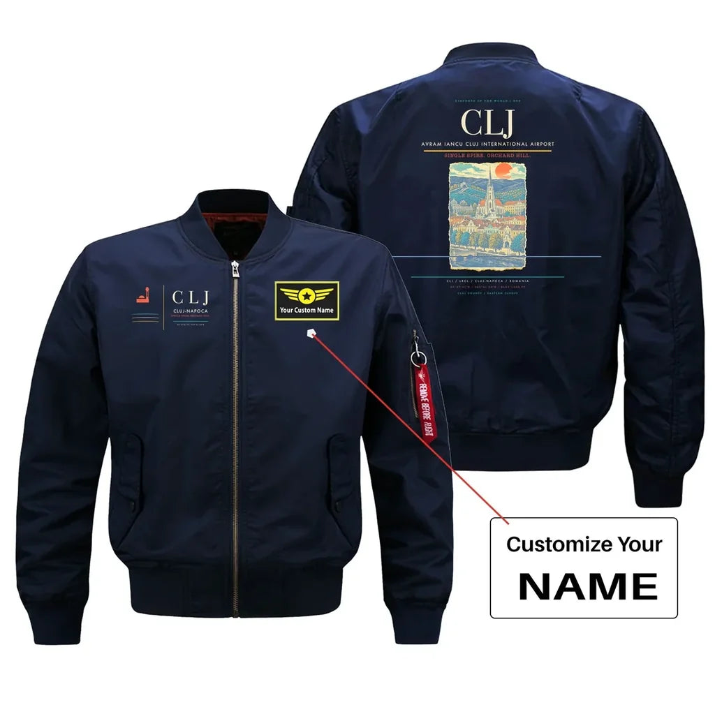 Avram Iancu Cluj International Airport CLJ Blue+NAME