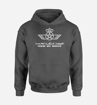 Thumbnail for Royal Air Maroc logo printed on dark gray hoodie