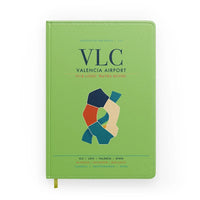 Thumbnail for Valencia Airport (VLC) design on light green notebook