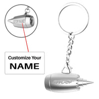 Thumbnail for Customisable Swoop Airlines Jet Engine Turbine Key Chain - view 3