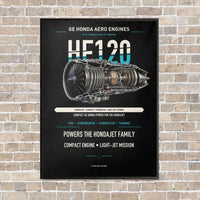 Thumbnail for HF120 vertical canvas print - framed - black background