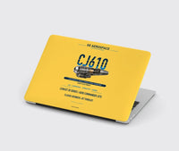 Thumbnail for CJ610 design on yellow MacBook case