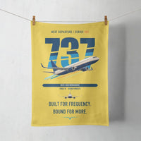 Thumbnail for Boeing 737-800 NG design on yellow towel