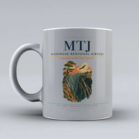 Thumbnail for Montrose Regional Airport (MTJ) airport code design on light gray ceramic mug