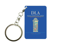Thumbnail for Douala International Airport DLA Key Chain design on blue key chain