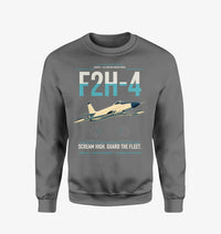 Thumbnail for F2H-4 Banshee design on gray sweatshirt