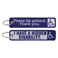 Thumbnail for Please be patient. Thank you Key Chain - view 3