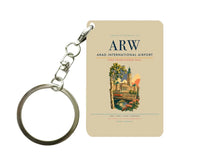 Thumbnail for Arad International Airport (ARW) design on beige key chain